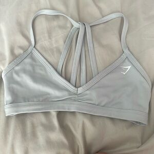 Grey gymshark sports bra
